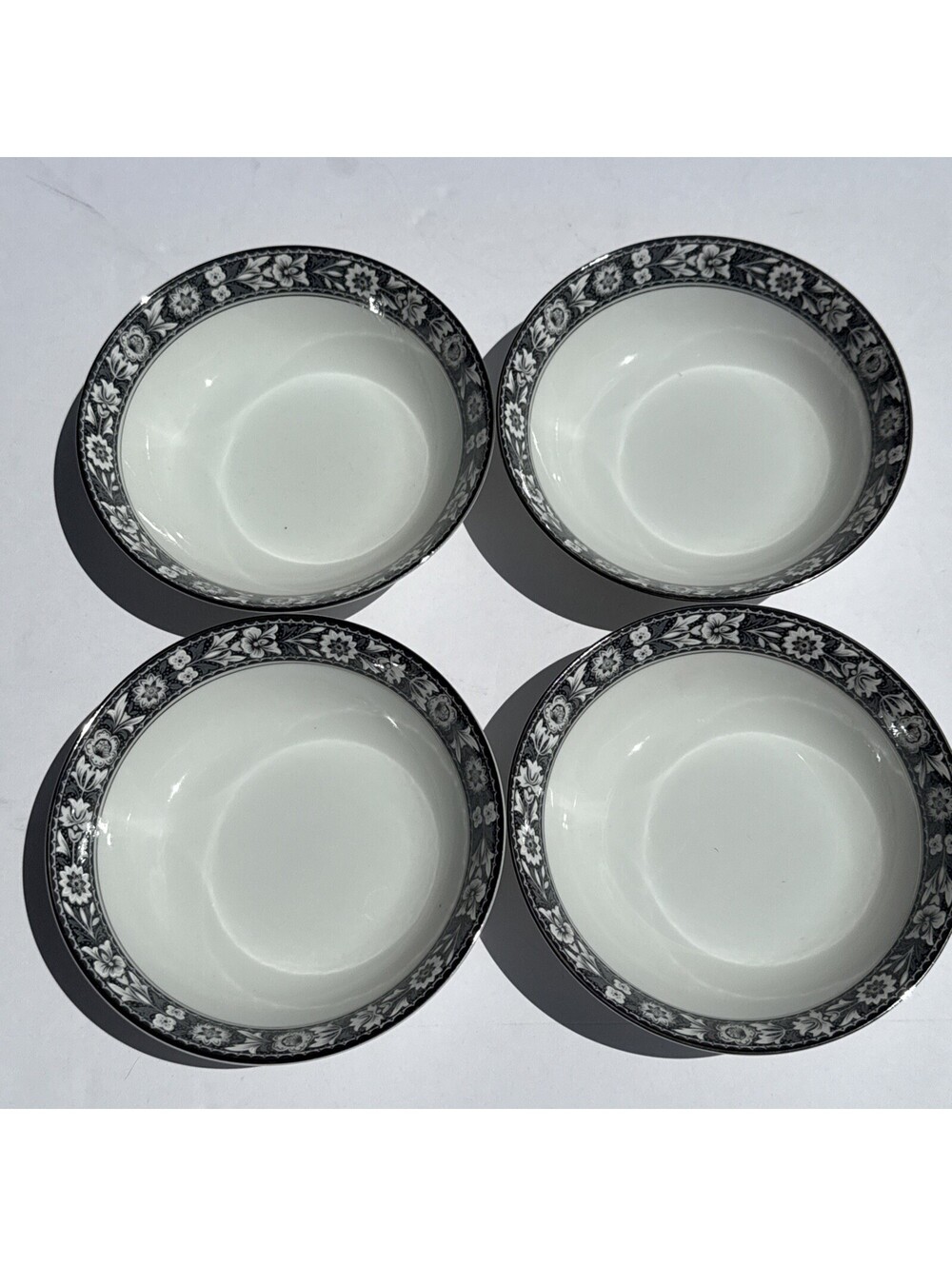 SANGO China Navarro Fruit Sauce Berry Bowl set of 4 5.5 inches 6283